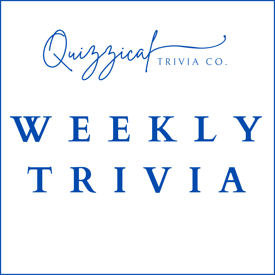 Weekly Trivia Logo Weekly Trivia – Quizzical Trivia
